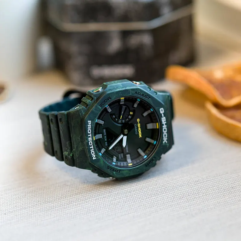 Casio G-Shock Men’s Sports Diver Forest Watch | GA-2100FR-3A